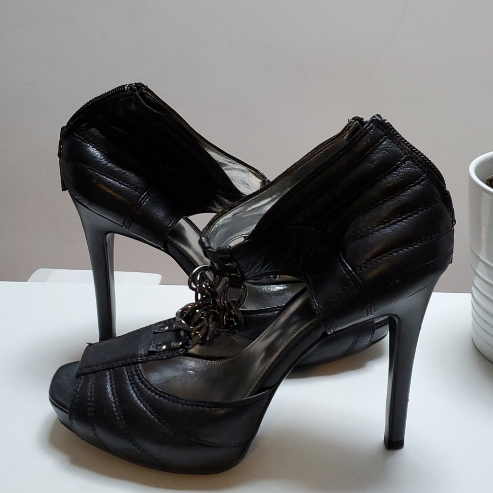 Black 4.5 inch heels